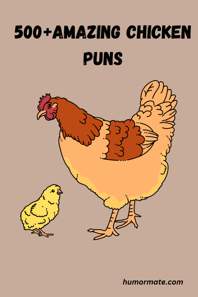 chicken puns pin