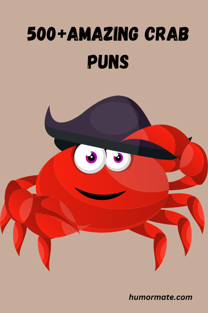 crab puns pin