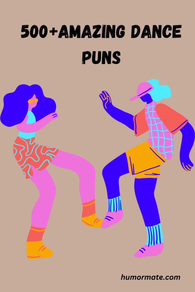 dance puns pin
